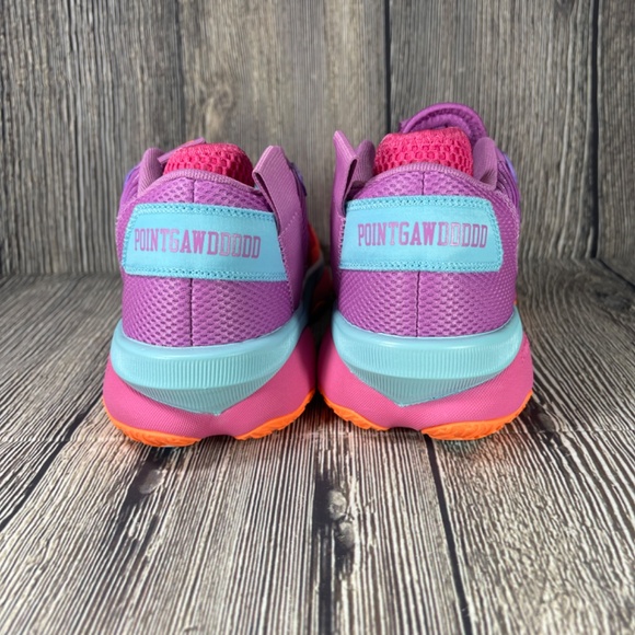 adidas Dame 8 x Chelsea Gray Point Gawd Purple/Orange/Blue mens sizes ID5764 - Picture 3 of 8